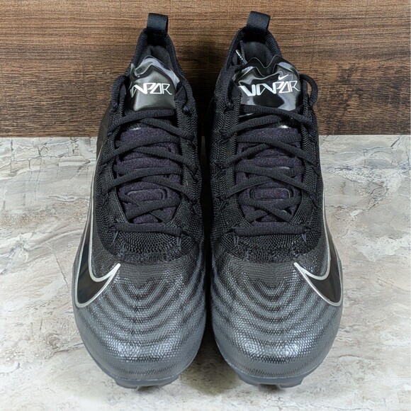 Nike Zoom Air Vapor Elite 1 Men\'s 9.5 Black Dark Grey Football Cleats FB3288-002 main image 4